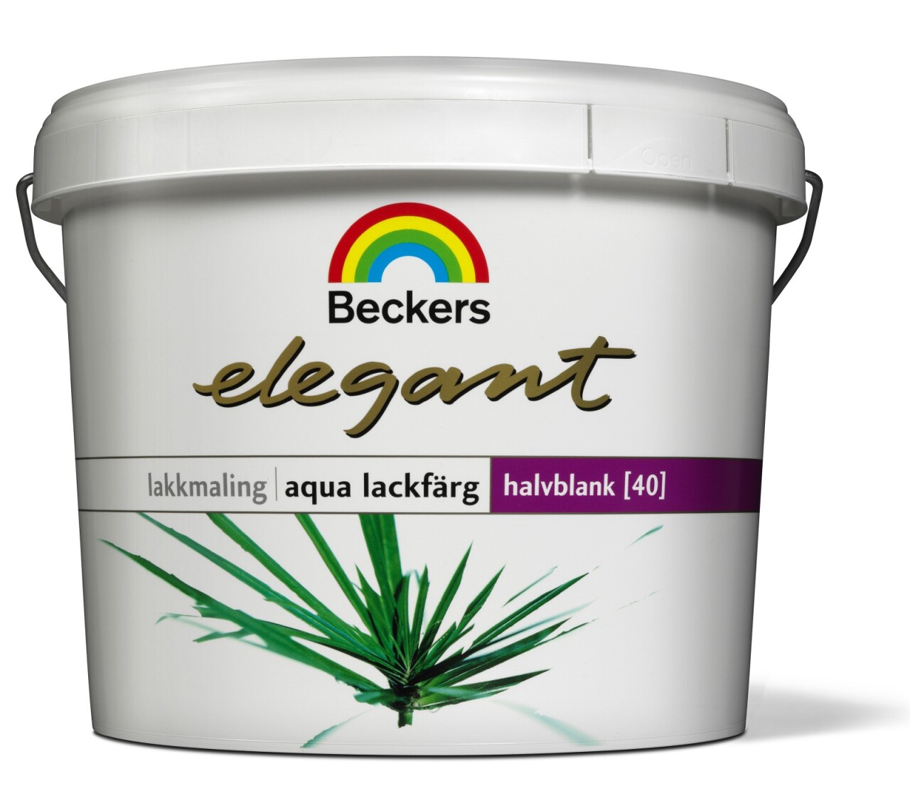 Elegant Aqua Lackfärg Halvblank