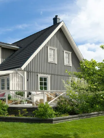 grått hus