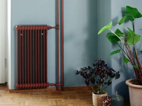 Element i metall målat med färg från Beckers