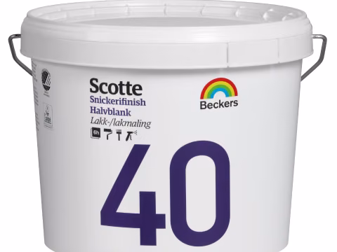 Scotte 40, snickerifärg för proffs från Beckers