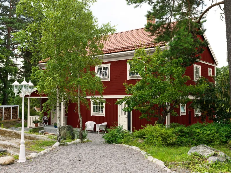 Röd villa i faluröd